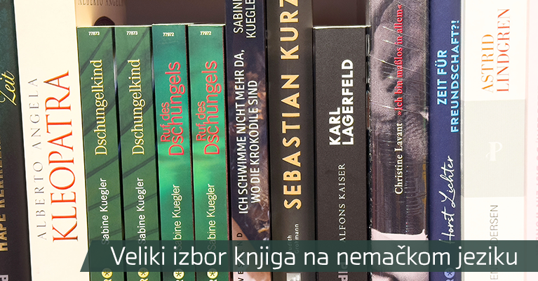 Oktobar tri - Veliki izbor knjiga na nemačkom jeziku